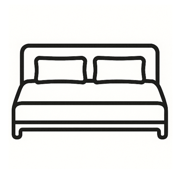 Cama de Casal Desenhada