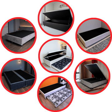 Imagens de Cama Box em Circulos para decoração