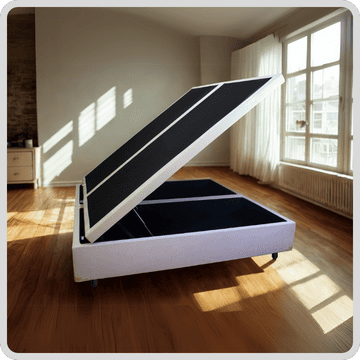 Cama Box - Casal Baú Bipartida