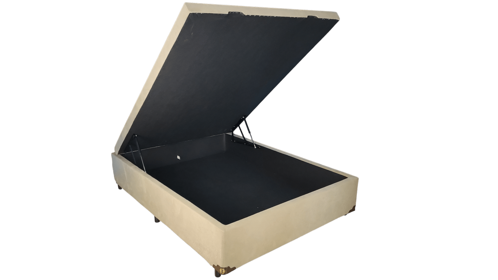 Cama Box Baú Casal Inteiriça em Cava 2