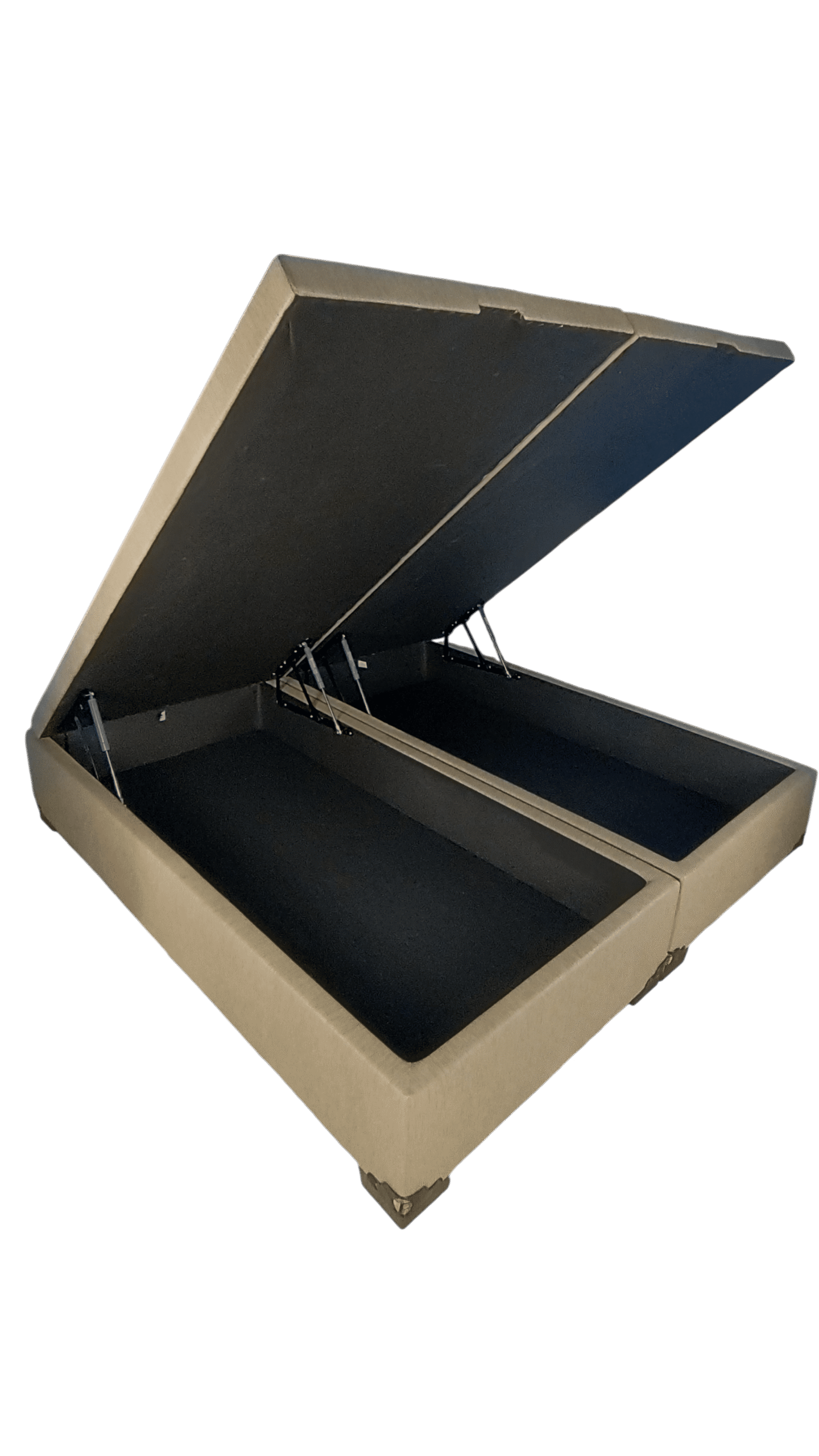 Cama Box Baú Casal Bipartida em Cava