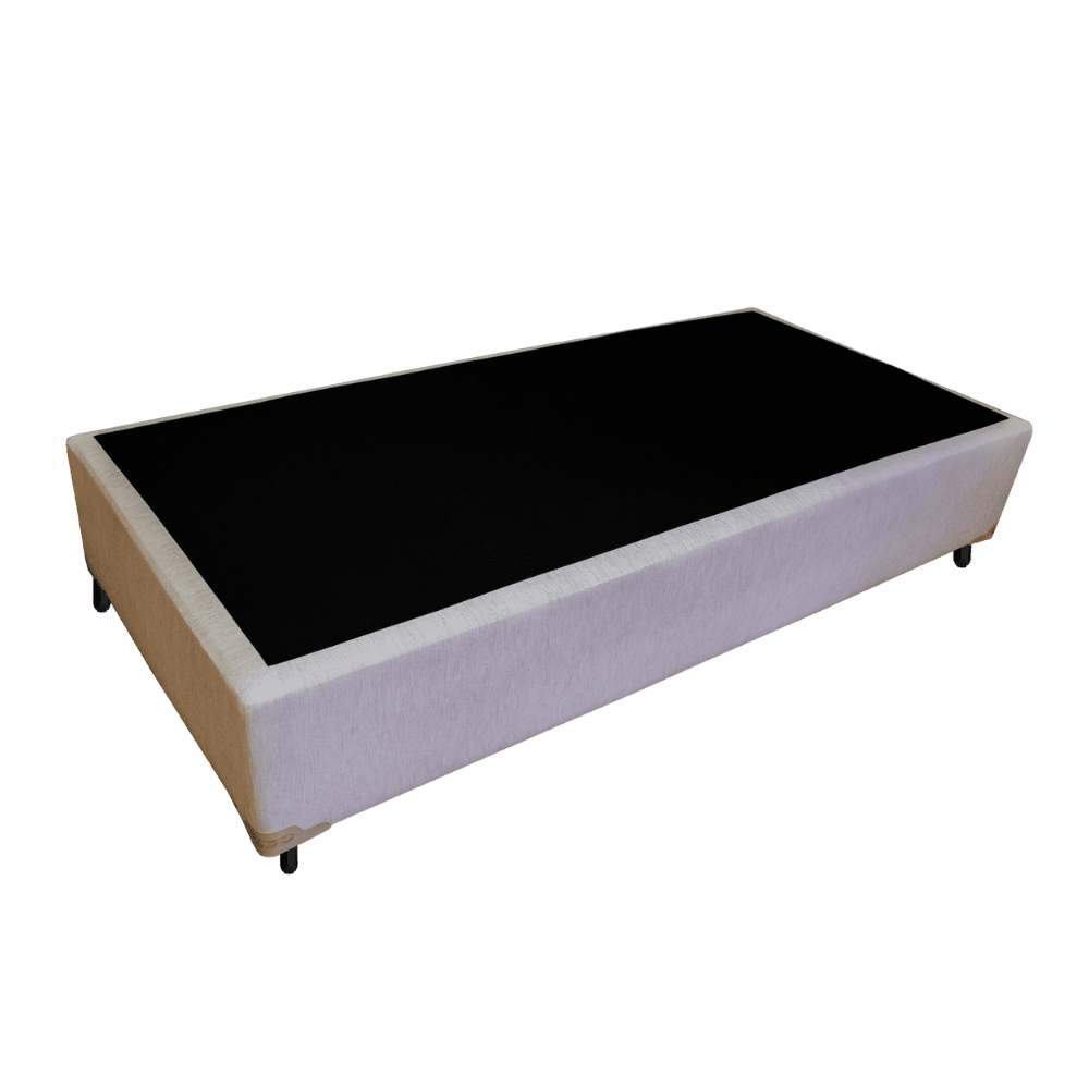 Base Box Solteiro Corino Branco