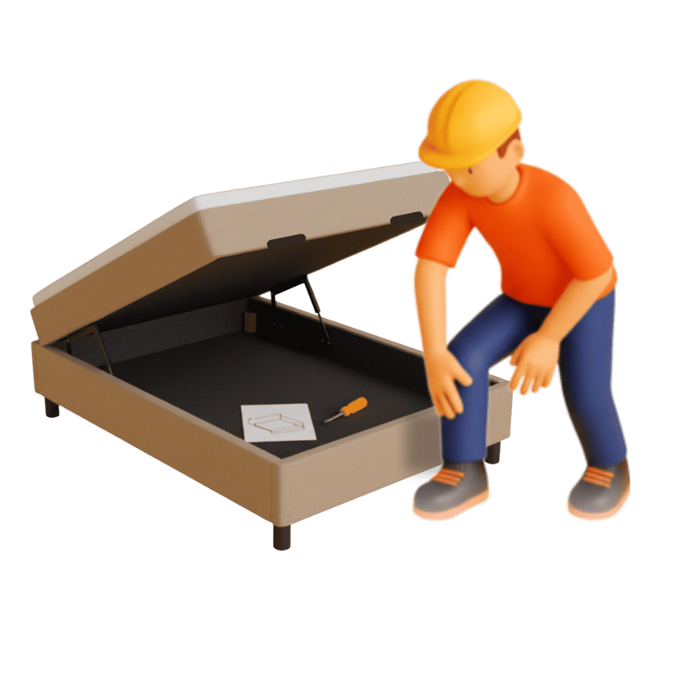 Manual Box Baú Casal Inteiriço em Cava 3 Manual Cama Box em Cava