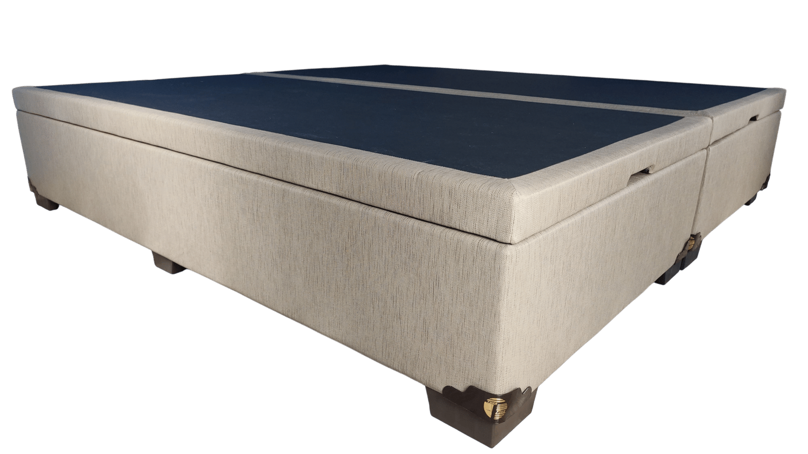 Cama Box Báu Casal Bipartido em Cava Fechado