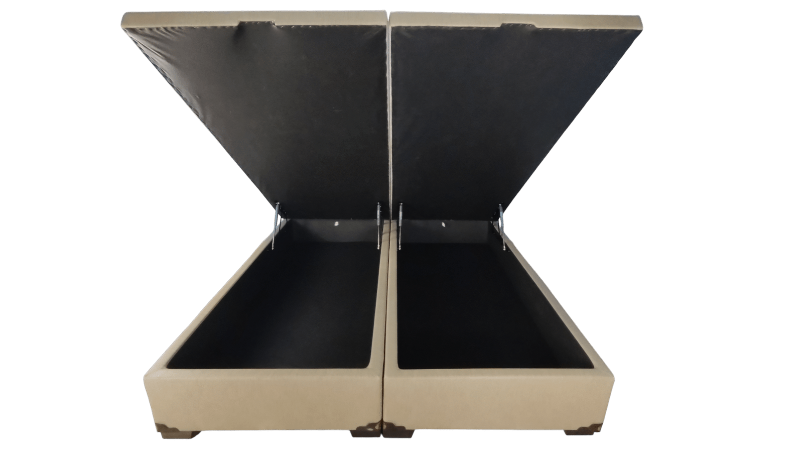 Cama Box Báu Casal Bipartido em Cava